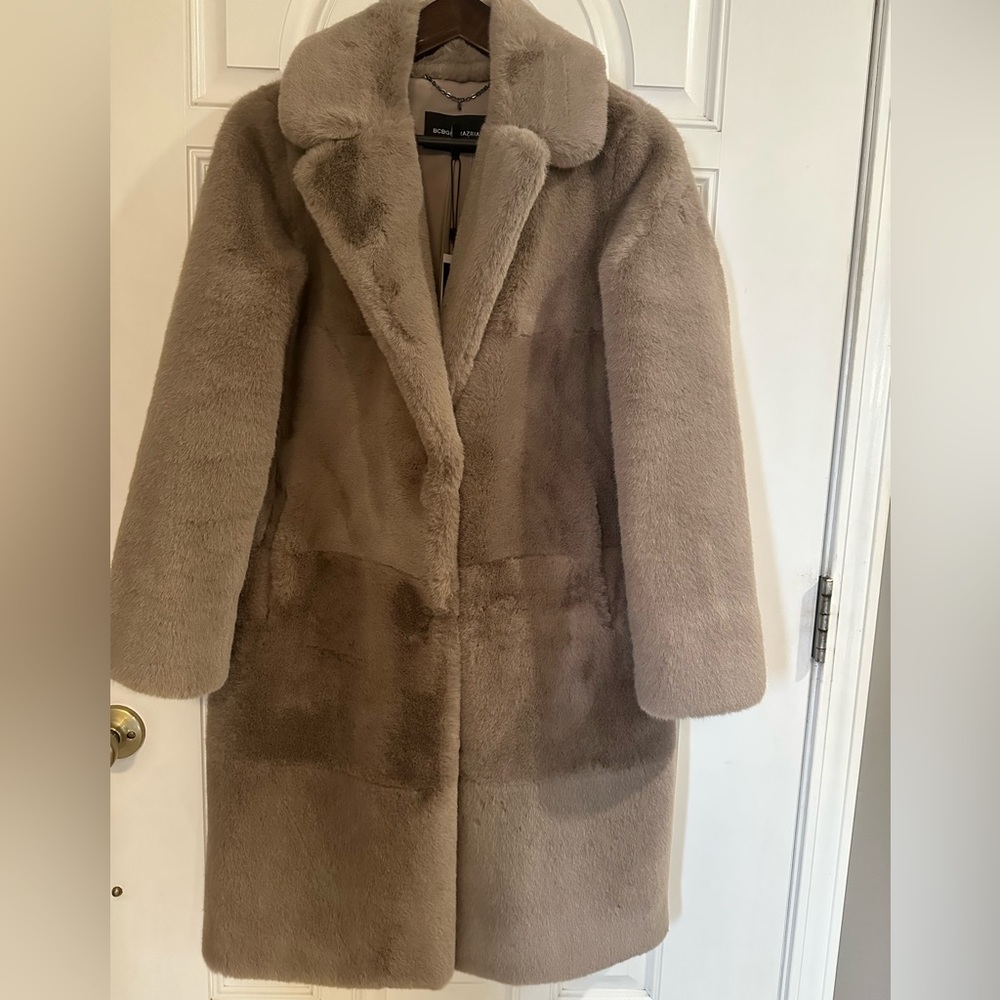 Winter faux fur coat